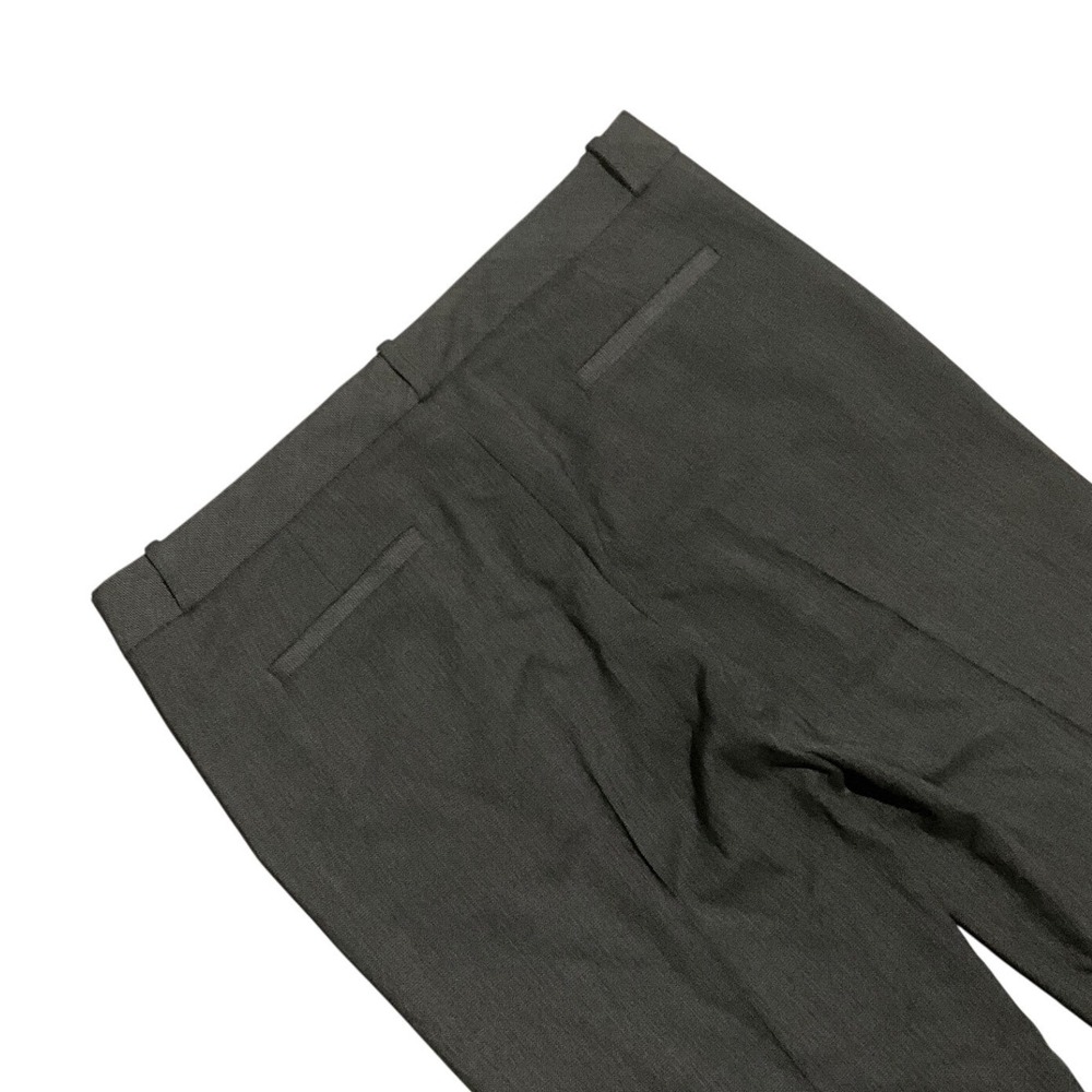 Sandro Paris Charcoal Tweed Straight Leg Career Office Pants Women 14W Plus Size - Picture 7 of 7